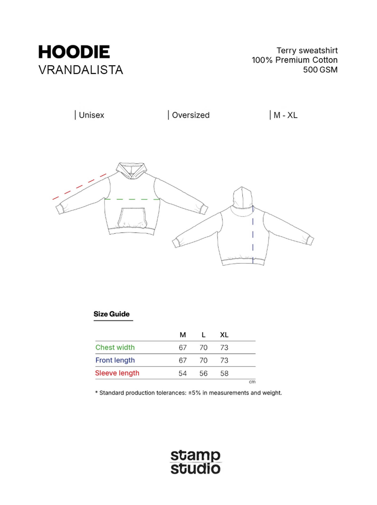 HOODIE  VRANDALISTA.