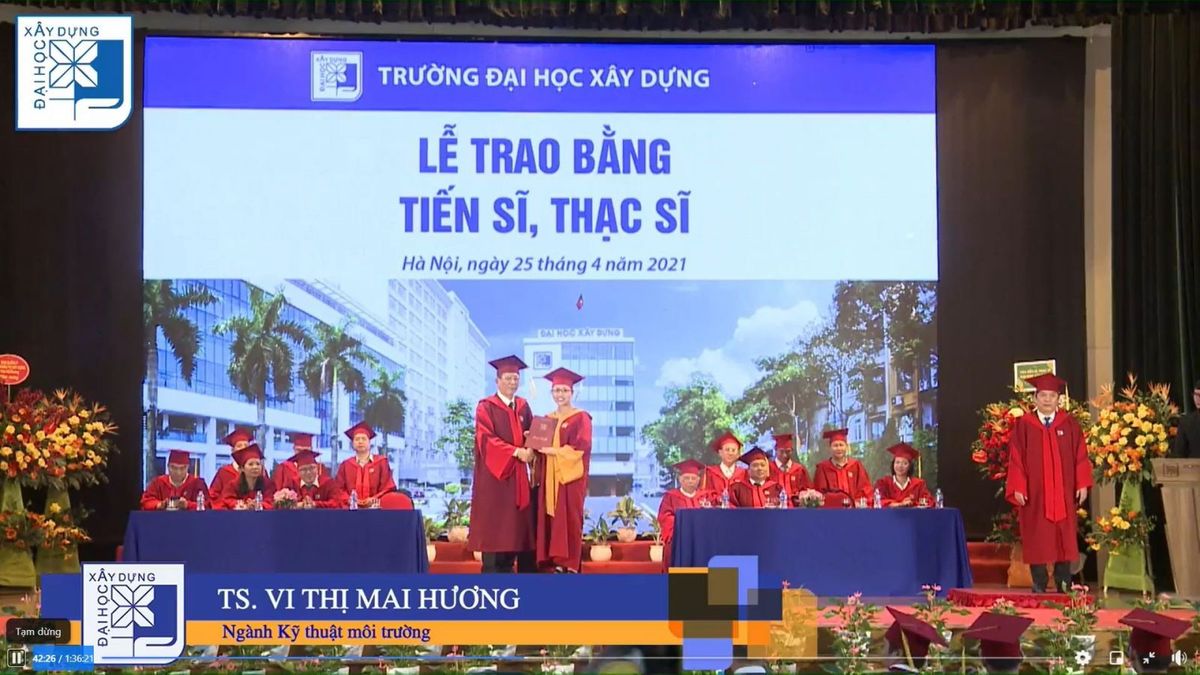 Niềm vui nối tiếp niềm vui, sau buổi lễ trao bằng tốt nghiệp cho các Tân kĩ sư, Tân kiến trúc sư ngày 24/04, các Tân thạc sĩ, Tân tiến sĩ của trường ĐH Xây dựng cũng đã được hưởng trọn niềm hạnh phúc trong một ngày lễ trọng đại, đánh dấu thành quả sau một quá trình phấn đấu không ngừng nghỉ.