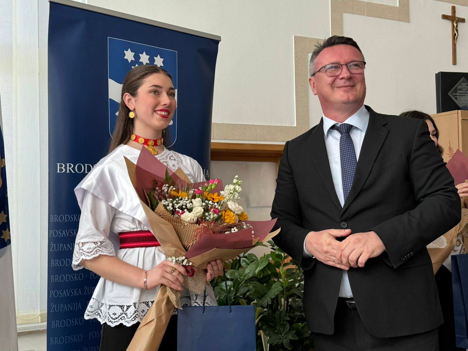 Ivona Knežević na prijemu kod župana