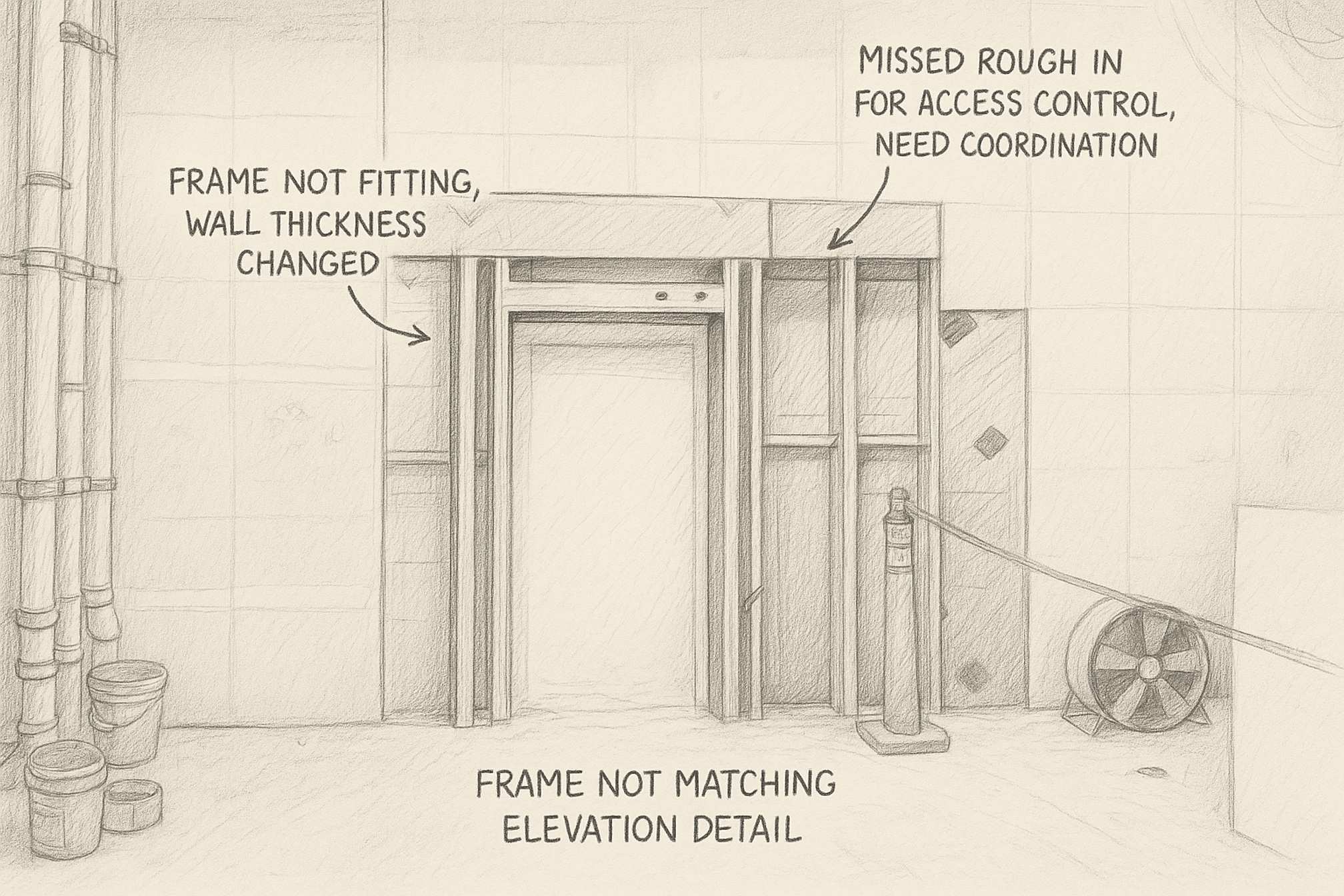 Common design mistakes related to doors