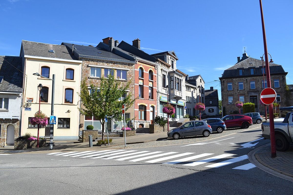 Het Vieux Marché in het centrum van Vielsalm