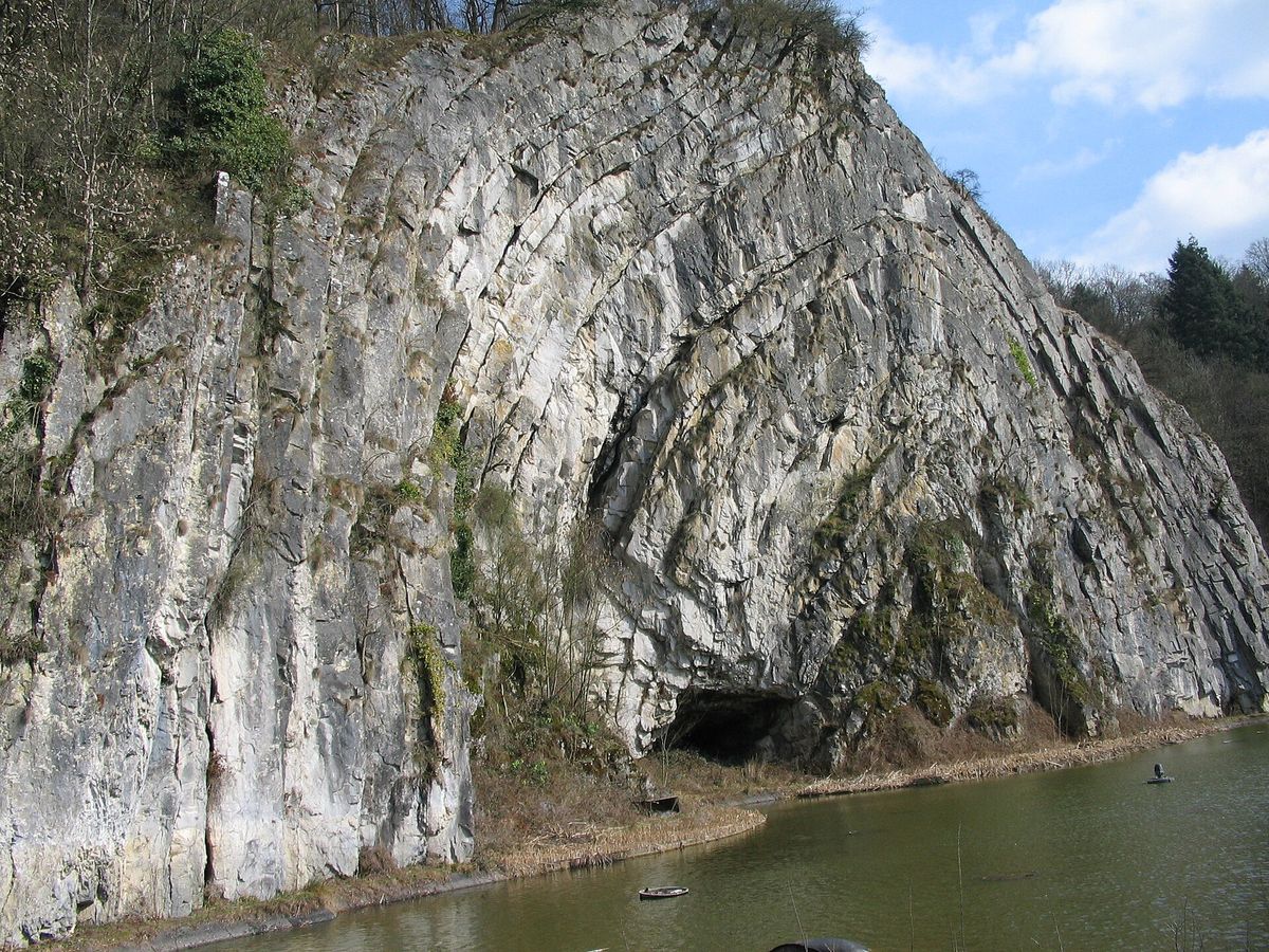 De Falize-rots aan de Ourthe in Durbuy