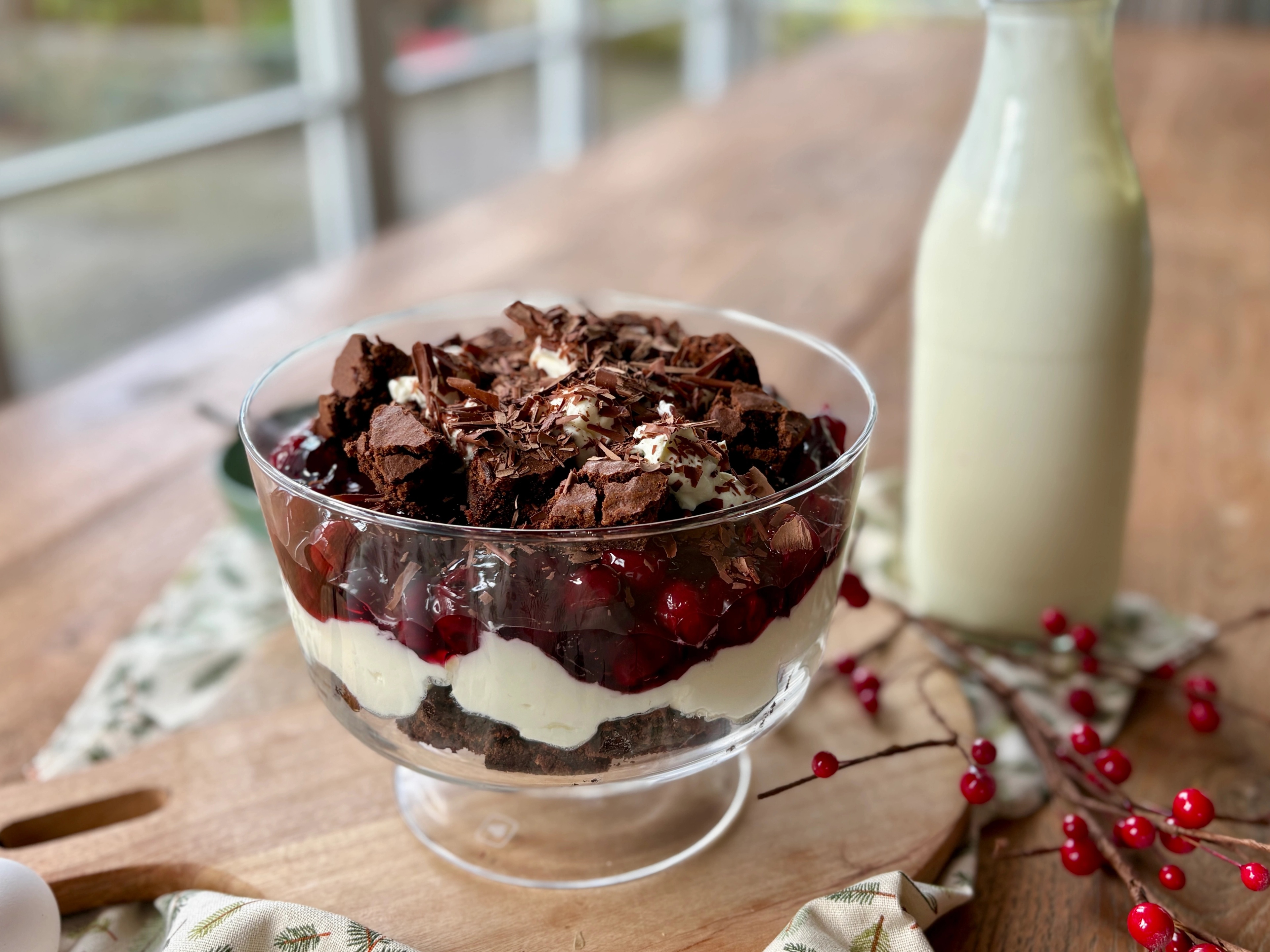 Trifle met boerenyoghurt