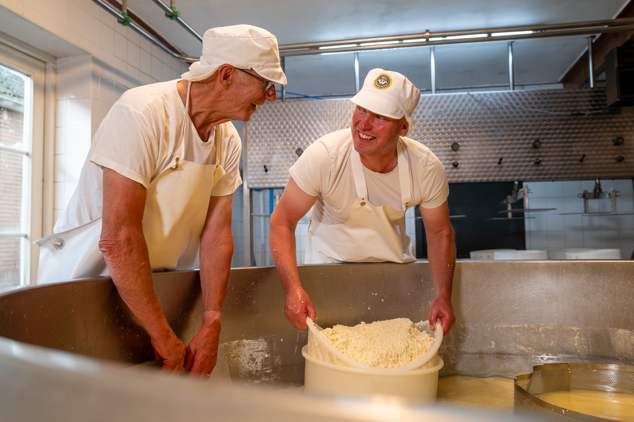 Boerderij Pennings Corné met vader