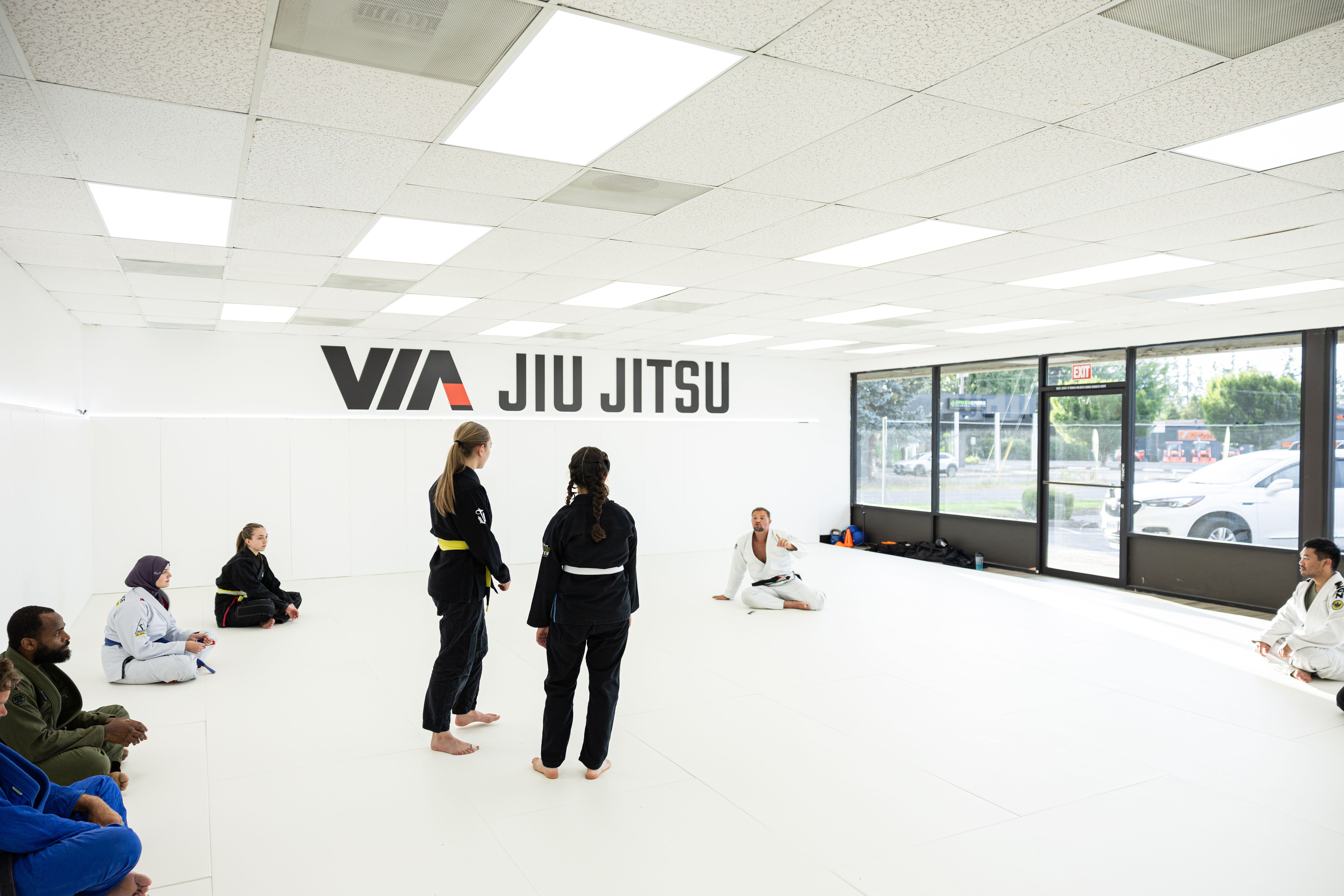 Via Jiu Jitsu academy team and students