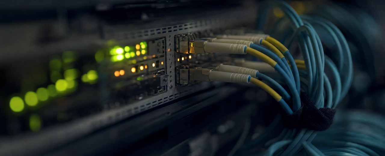 Editorial still life accompanying "Four Important Benefits and Considerations of Hybrid Networks"