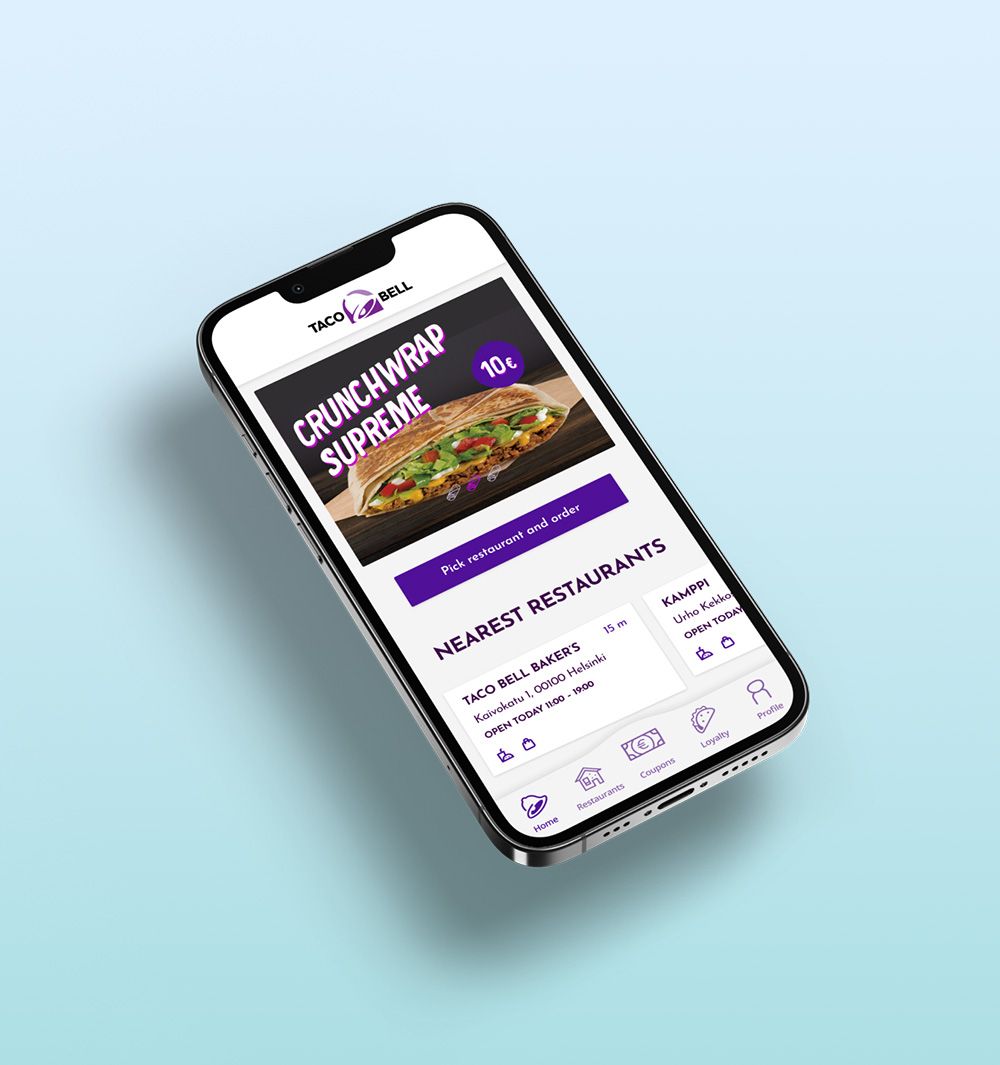 creating a user centric taco bell finland app