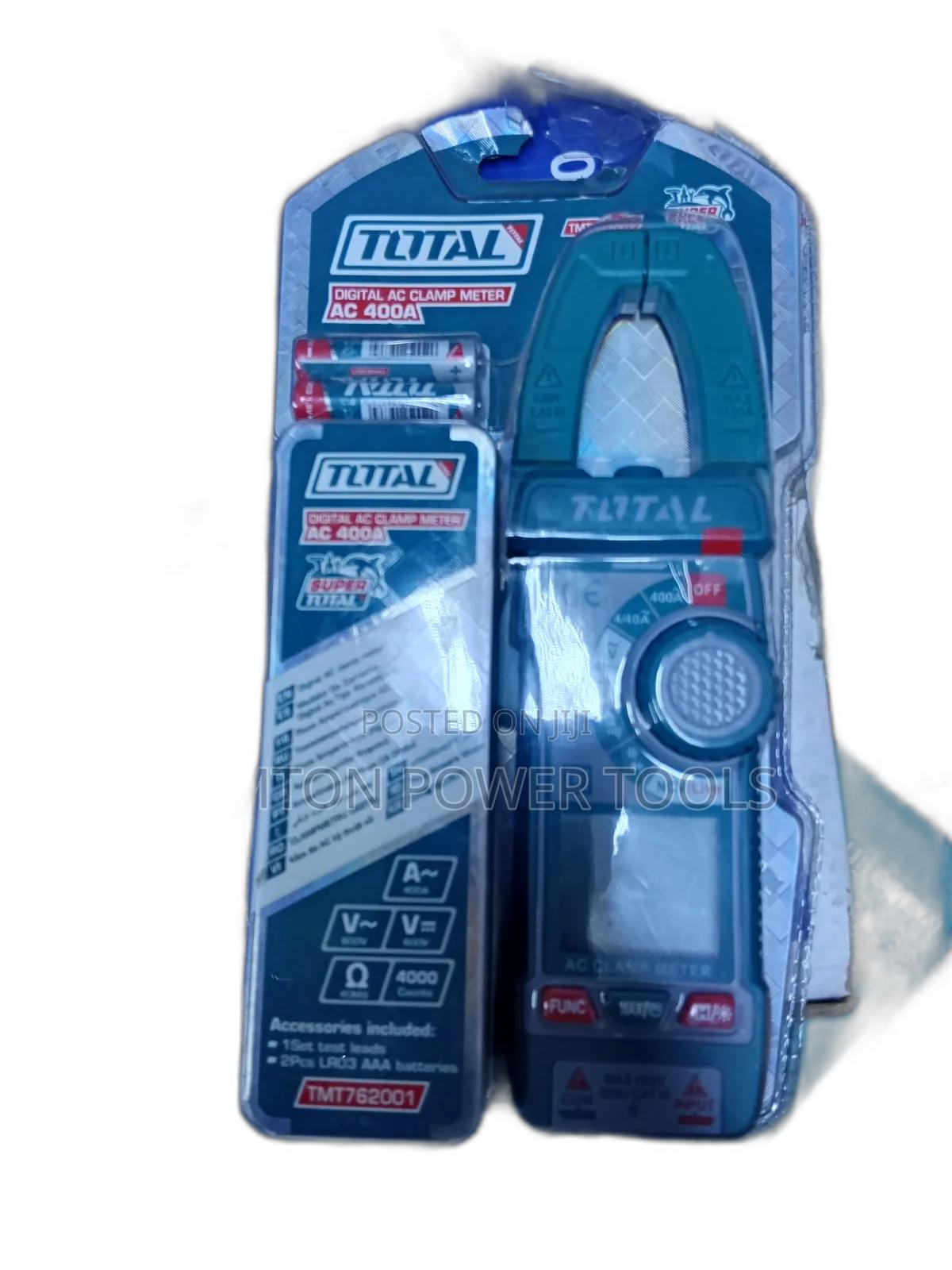 Total Tmt762001 Digital AC Clamp Meter (400a). 