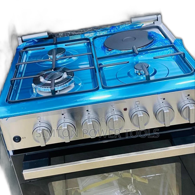 Syinix 60 × 60 3 Gas Burners +1 Electric Hotplate Cooker