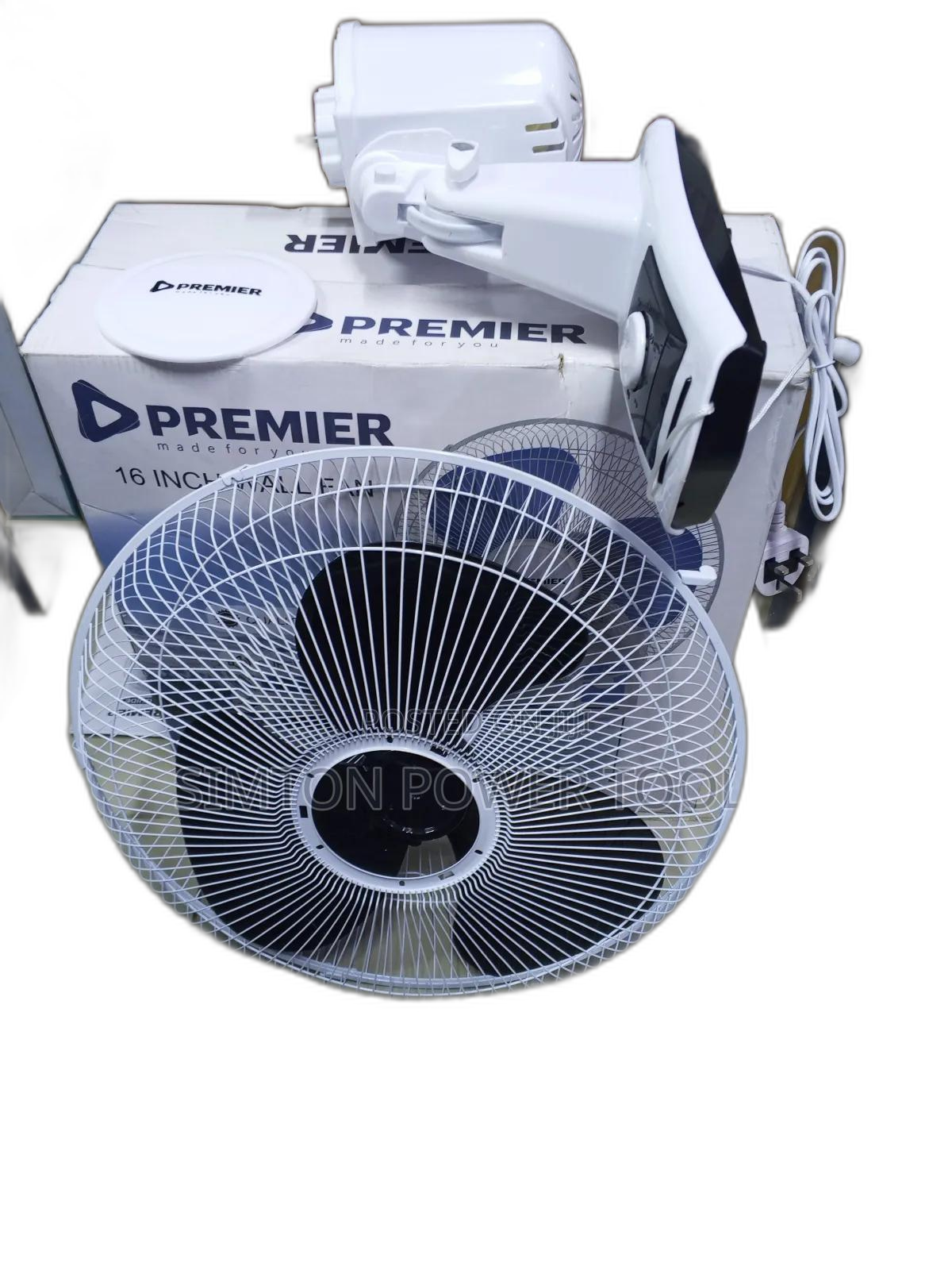 Premier 16-Inch Velton Electric Wall Fan