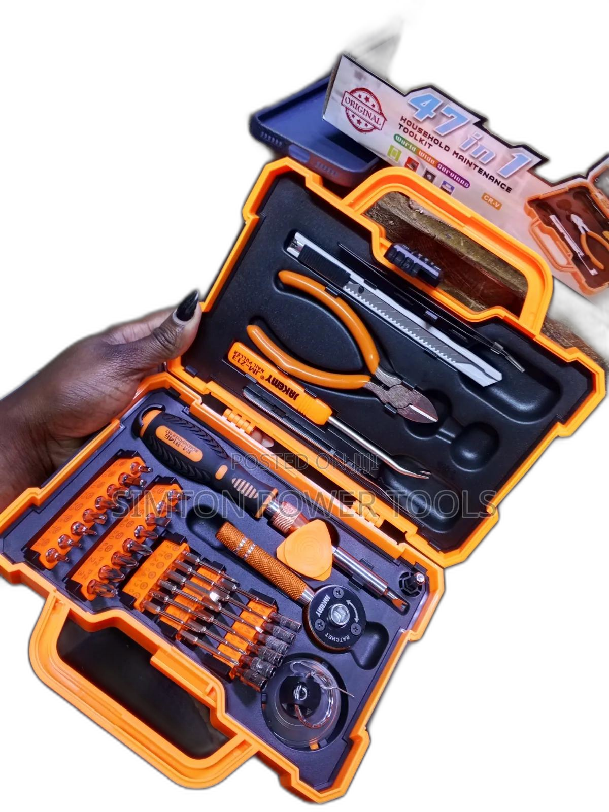 Jakemy 47 in 1 Household Maintenance Tool Set