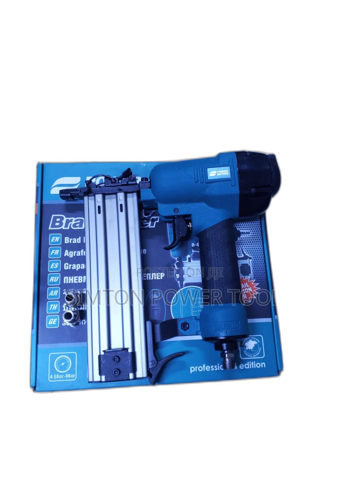 Pneumatic Power Action Air Brad Nailer