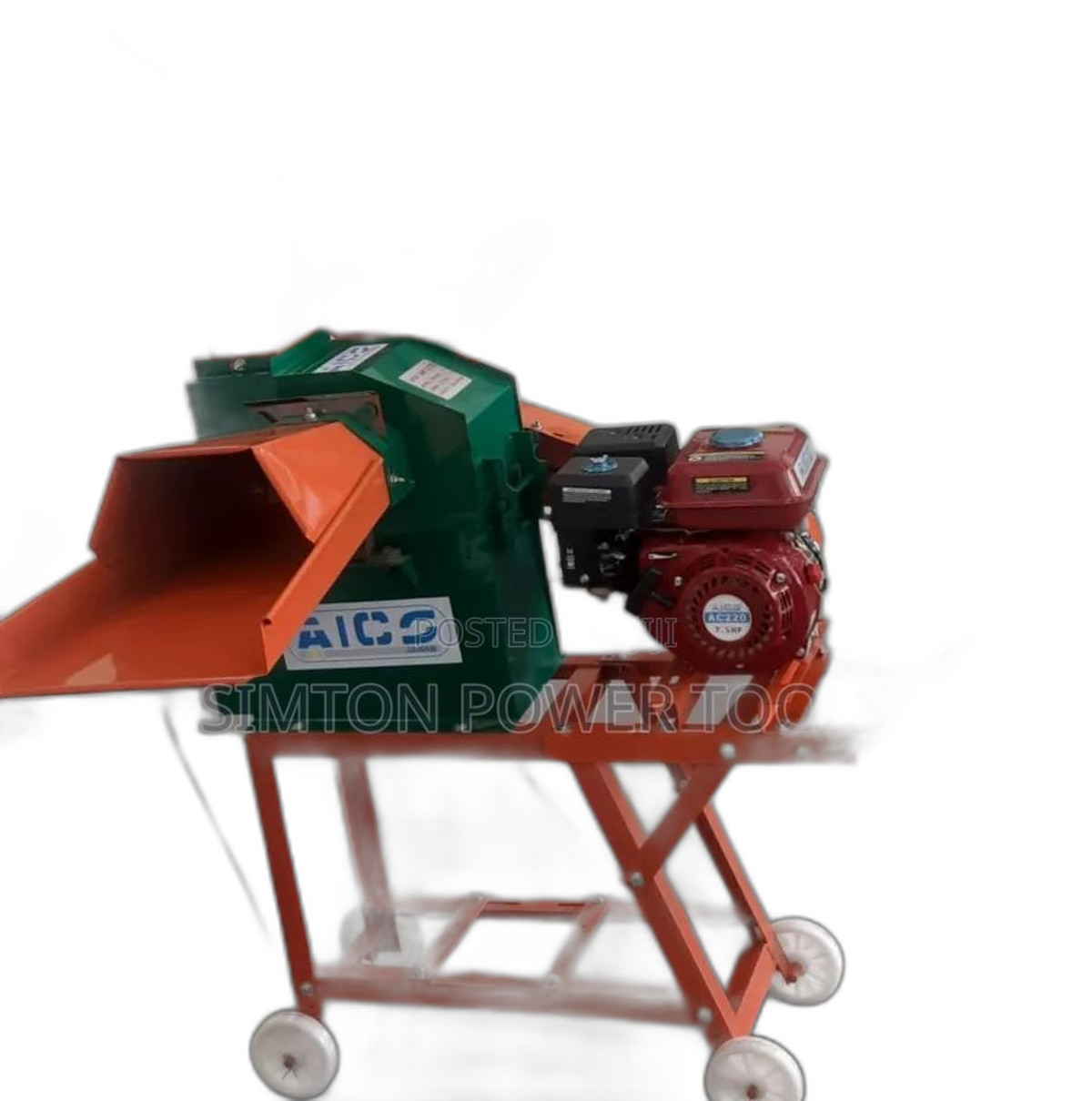 Aico ACC300 Petrol-Powered Multipurpose Feed Chopper / Chaff Cutter.