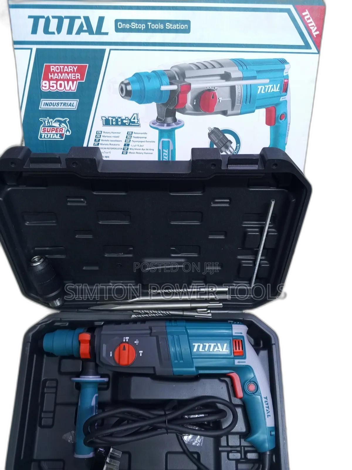 Heavy-Duty Total Rotary Hammer 950w