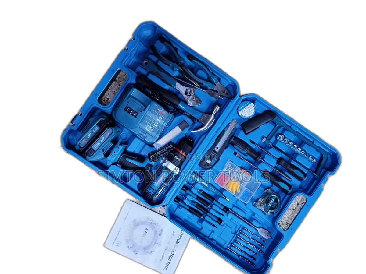 Makita Cordless Drill Set 36V Electric Drill Machine With 2 Batteries.