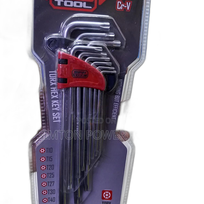 Quality Effort Tool 9pc Torx Hex Key Set