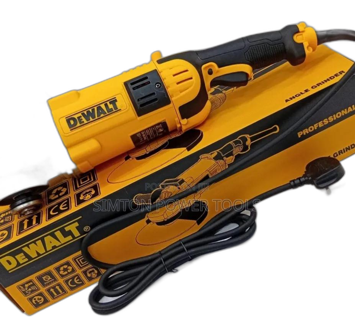 Dewalt 9'' Angle Grinder-Power Input 2200W