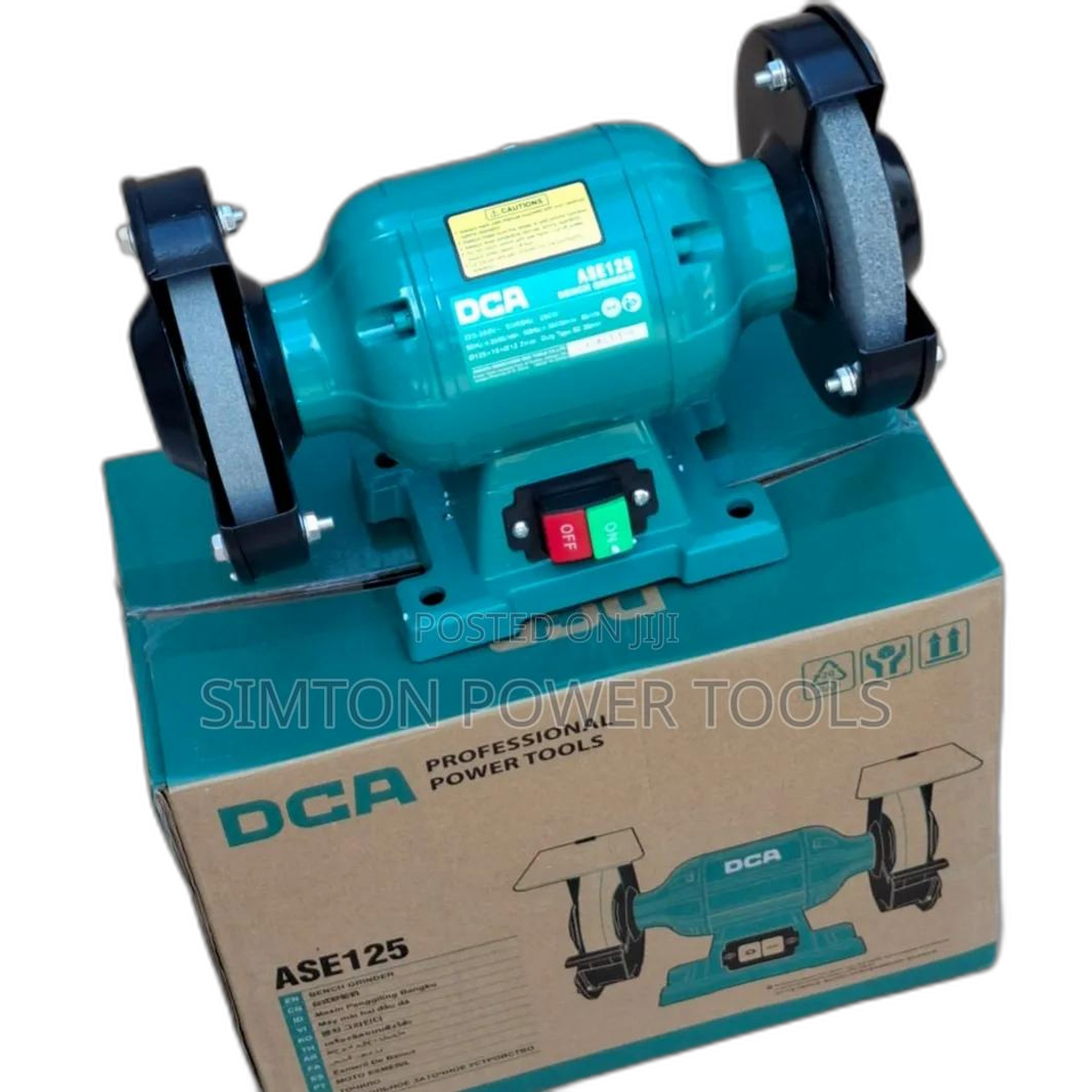 DCA ASE125 Professional Bench Grinder,