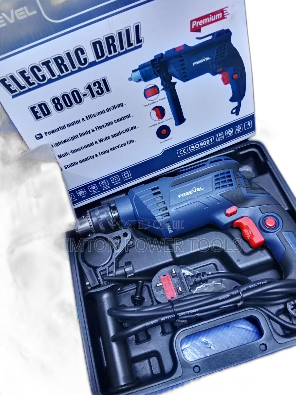 Maxmech Electric Drill ED 800-13i 13mm 800w Impact