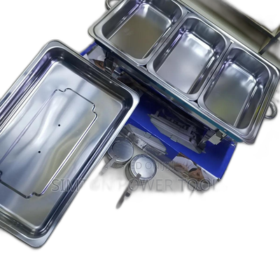 Stainless Steel Triple Tray Chaffing Dish