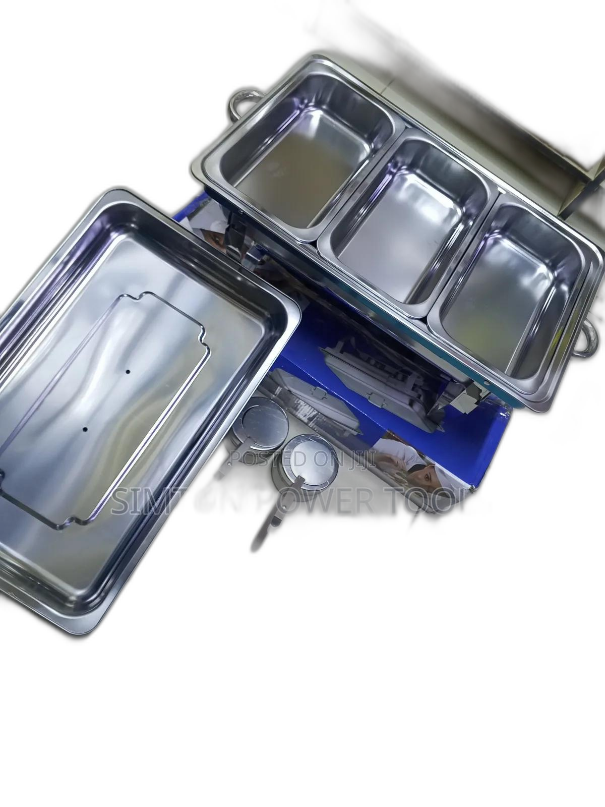 Stainless Steel Triple Tray Chaffing Dish