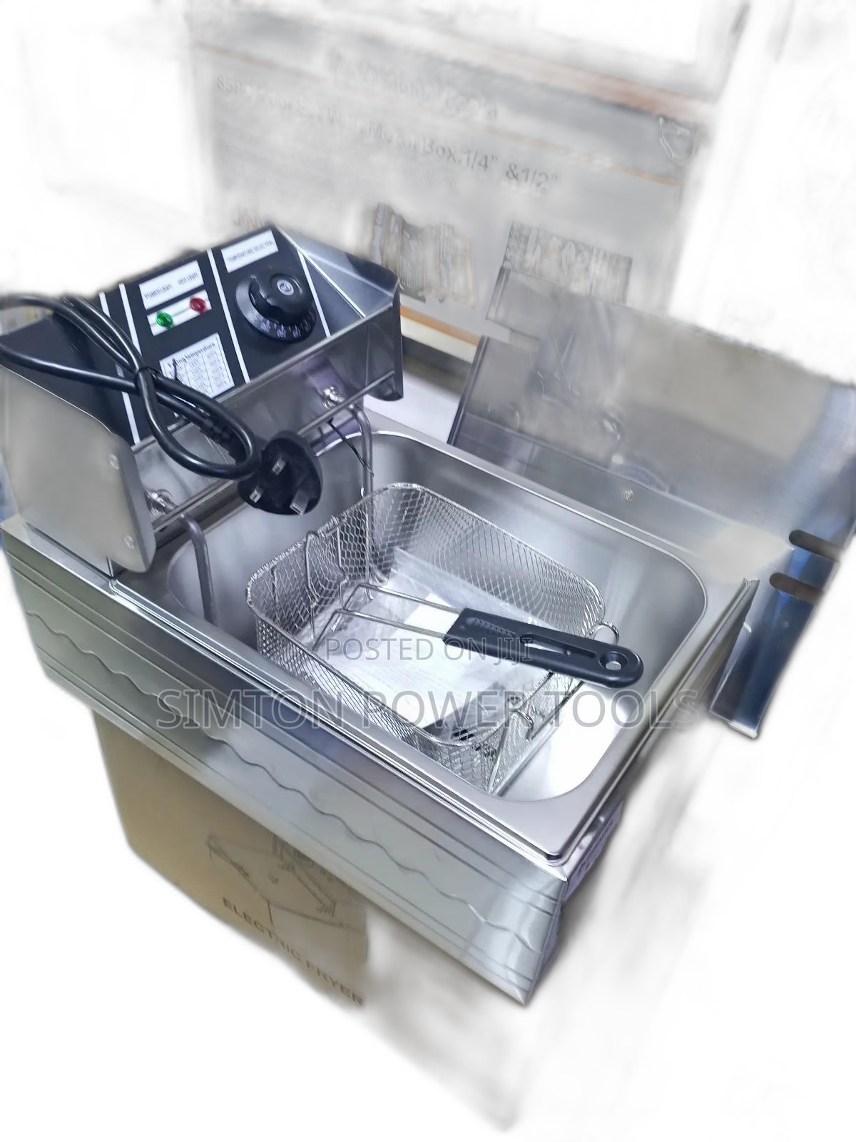 6 Litre 2500w Single Tank Electric Deep Fryer