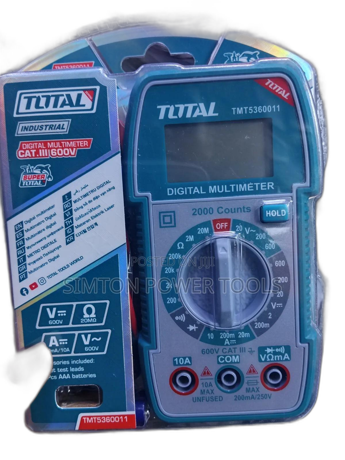 Total Digital Multimeter 600v