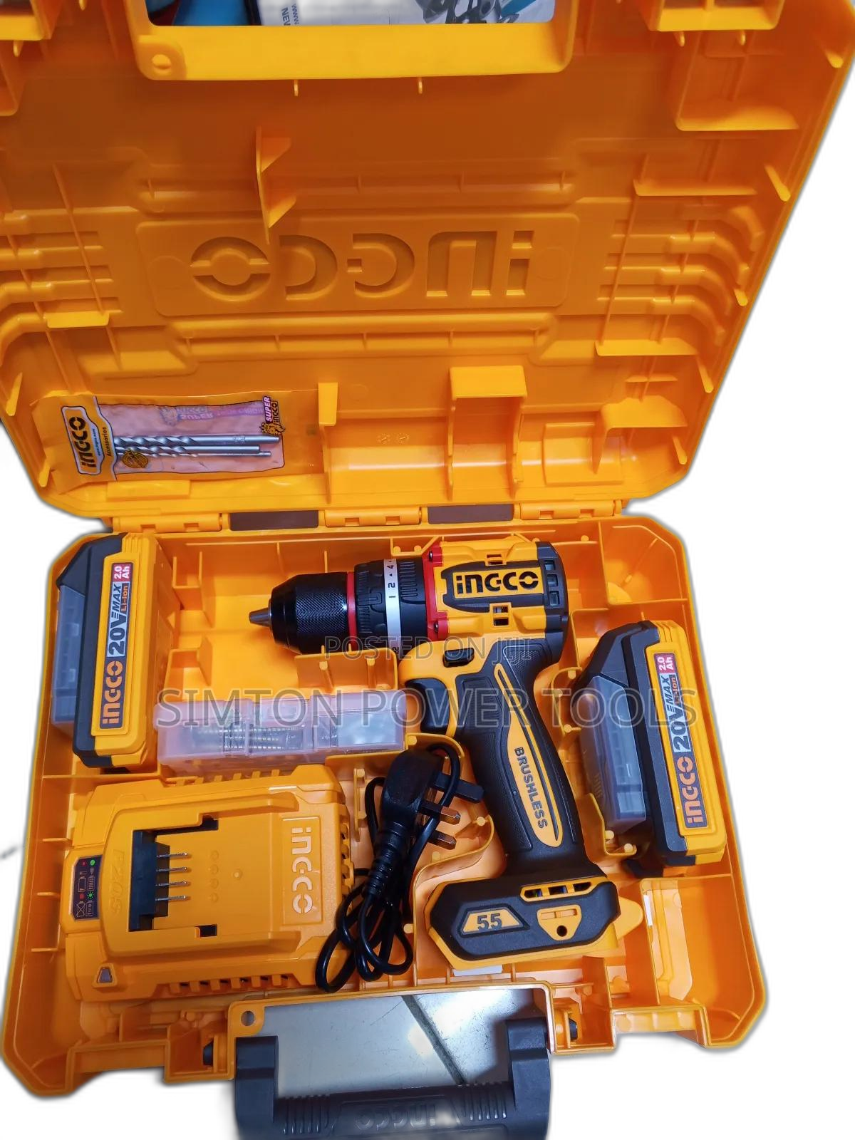 Ingco Compact Brushless Cordless Impact Drill 55n/M