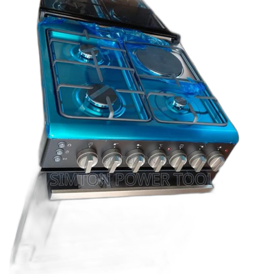 Haier 60×60 Cm 3 Gas Burners + 1 Electric Hotplate Free-Standing.