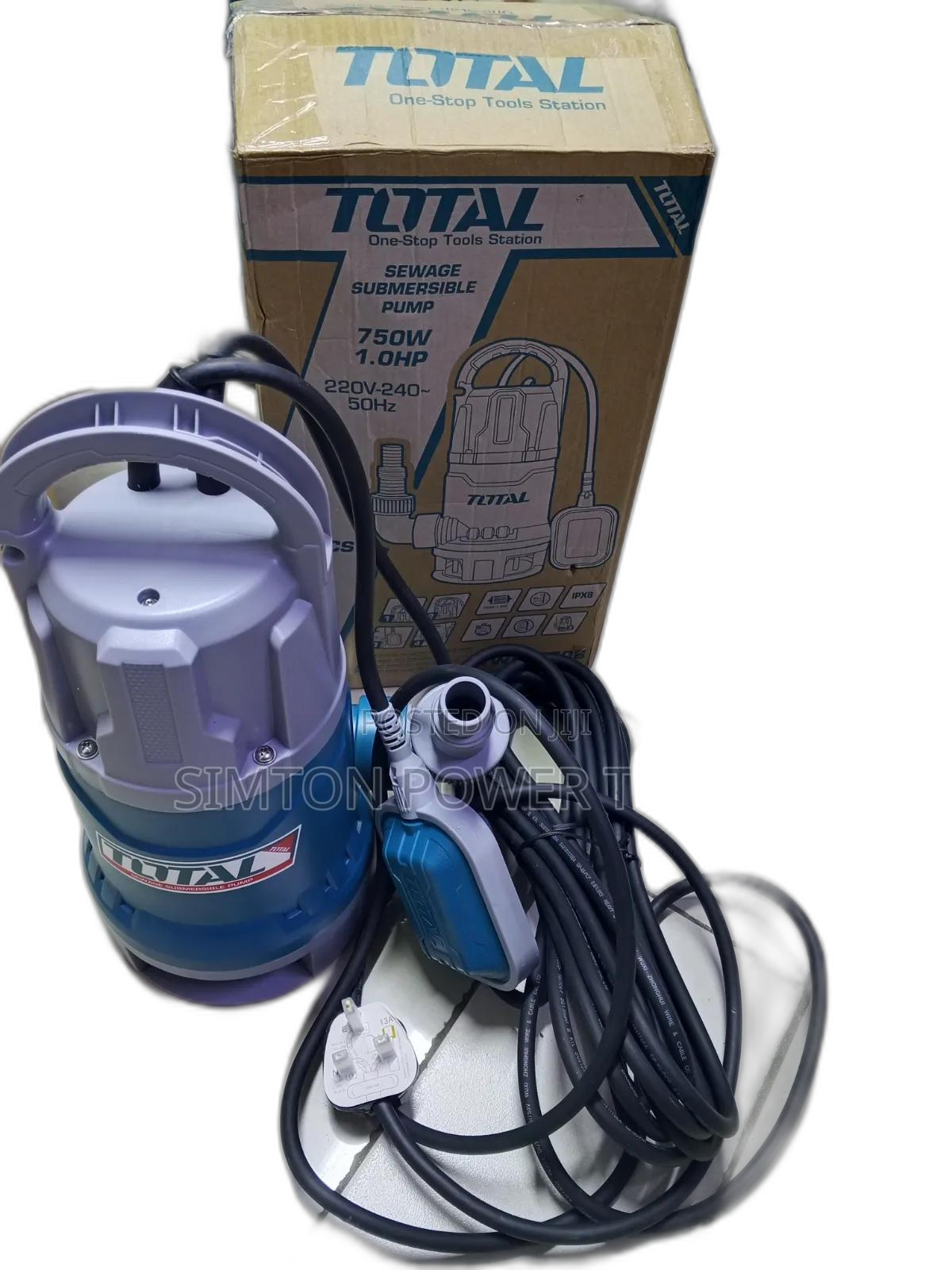 Heavy Duty Total 750w Seewage Pump 1hp