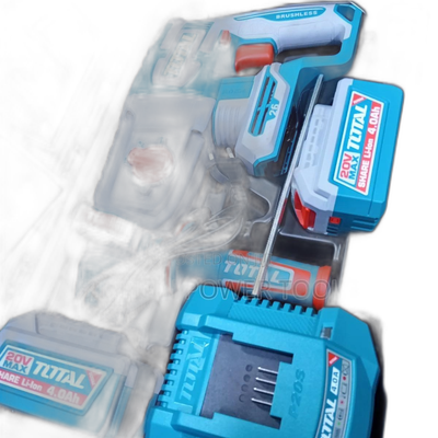 TOTAL 20V Max Brushless Li-Ion Cordless Rotary Hammer Drill Kit