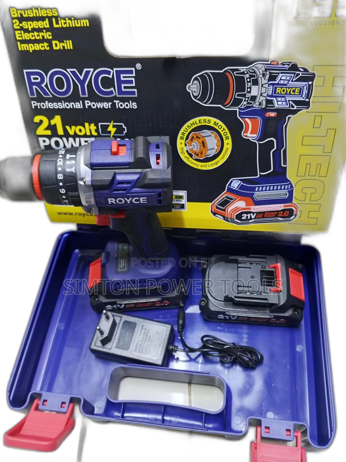 21v Brushless Royce Impact Drill