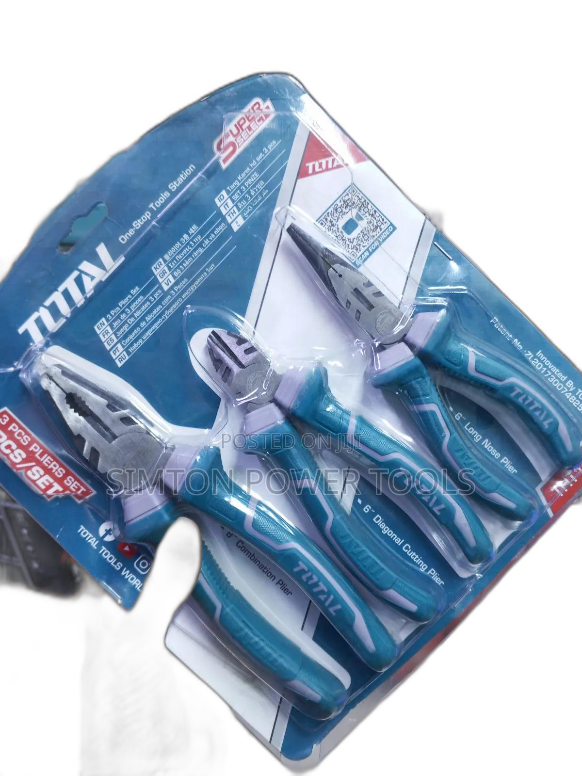 Total 3-Piece Pliers Set