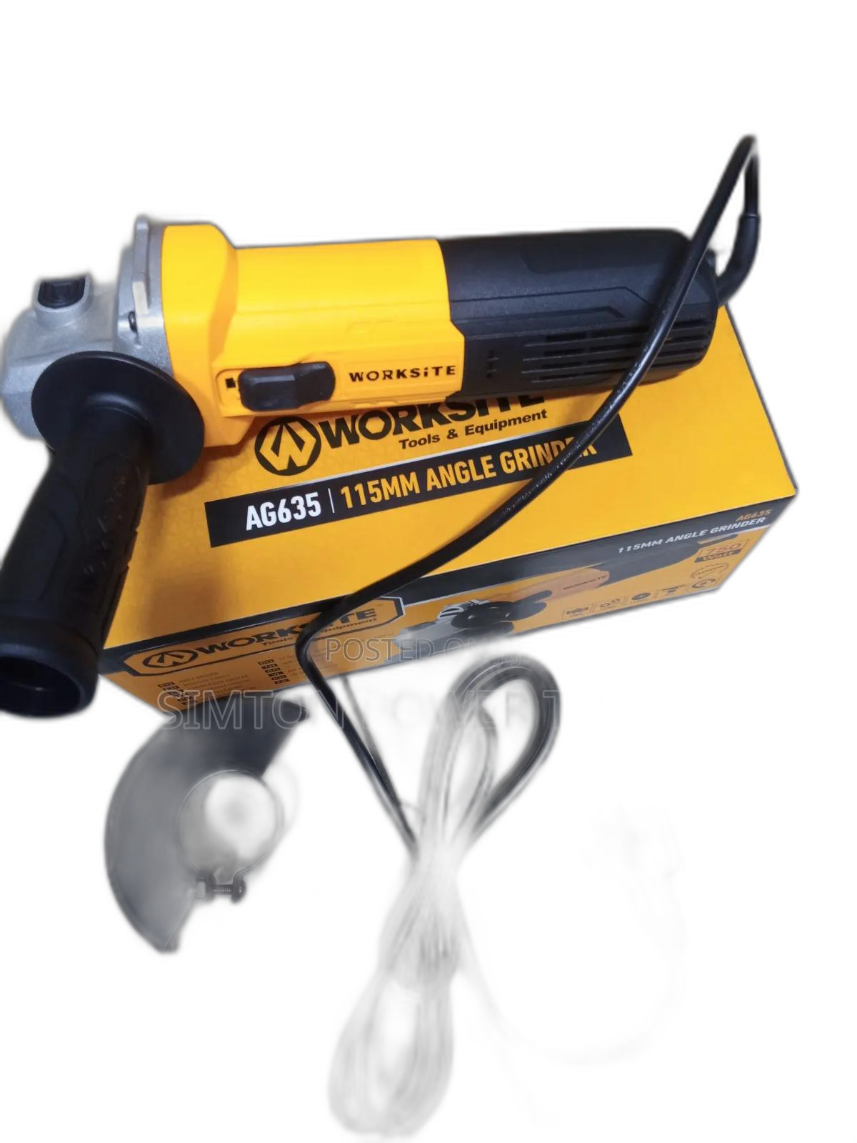 750W Worksite 4" Angle Grinder