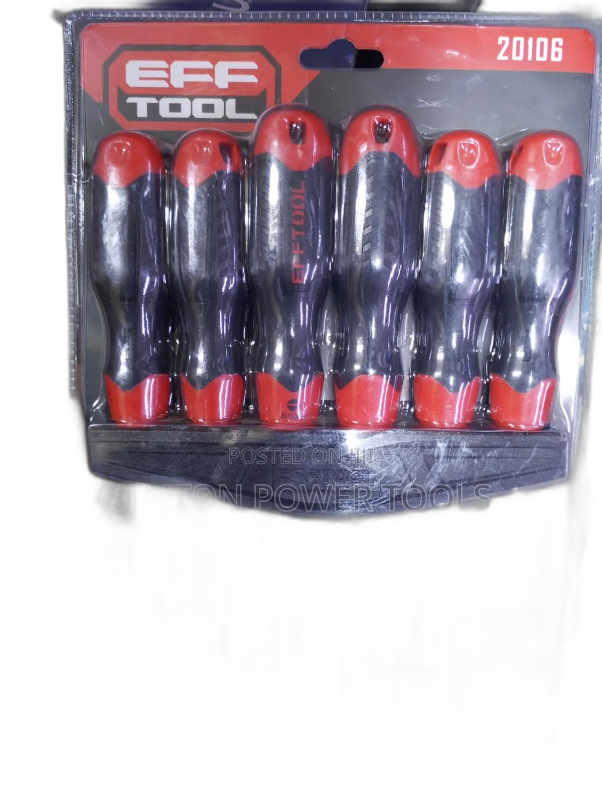 6 Piece Screwdriver Set Effort Tool
