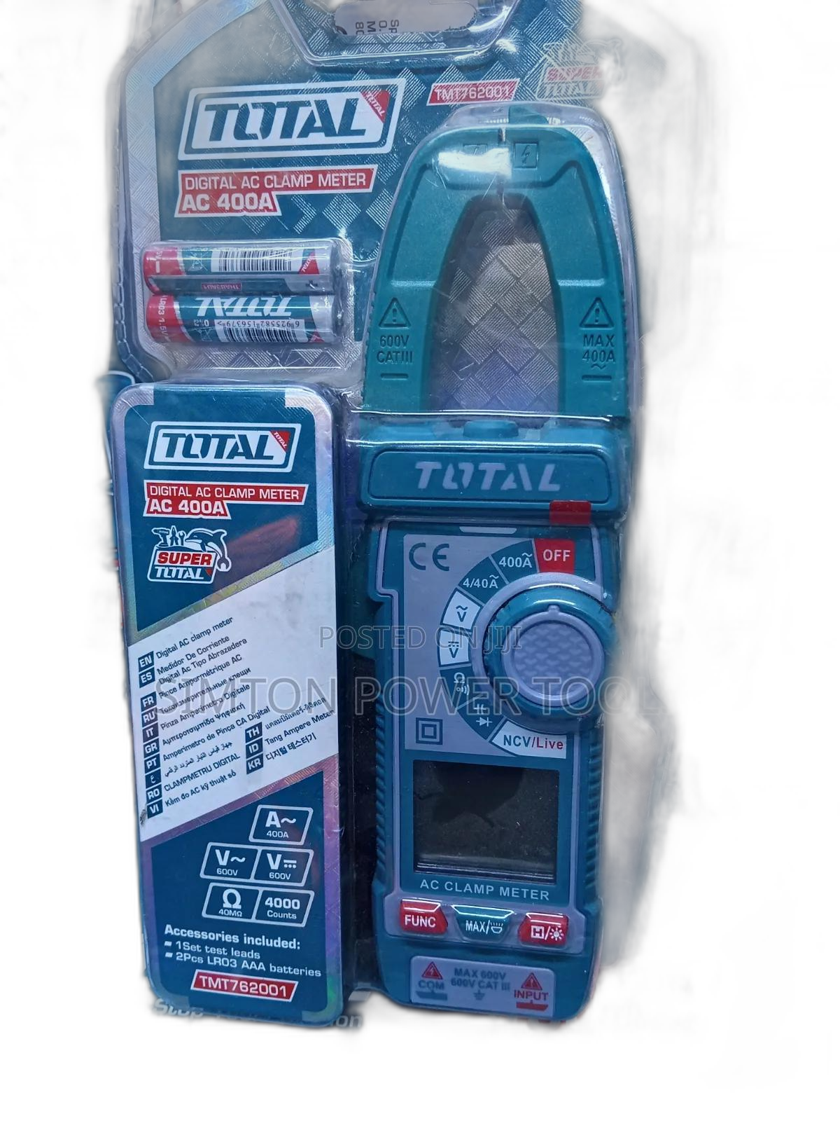 Total Tmt762001 Digital AC Clamp Meter (400a).