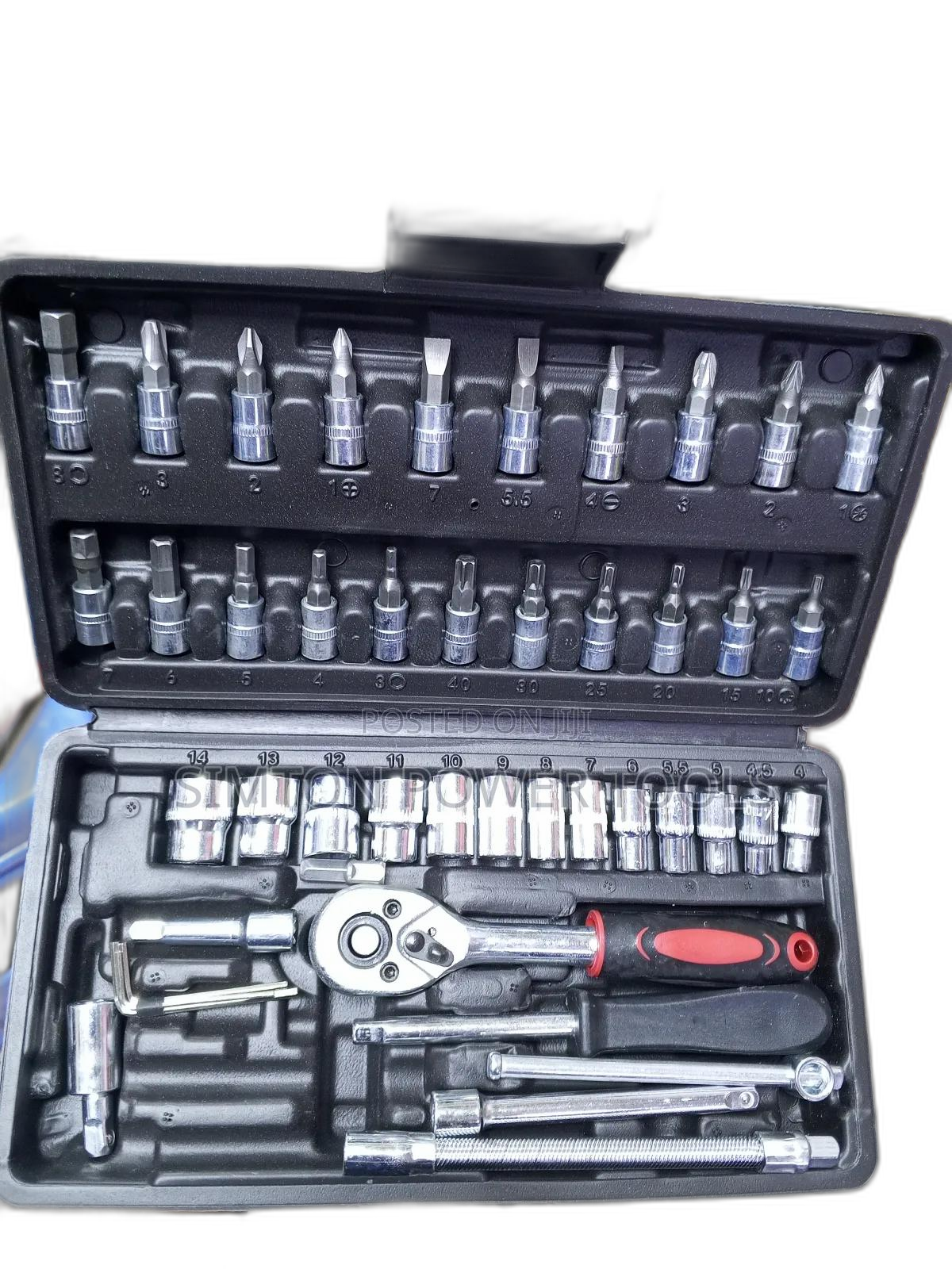 46 Piece Hand Tool Wrench Kit