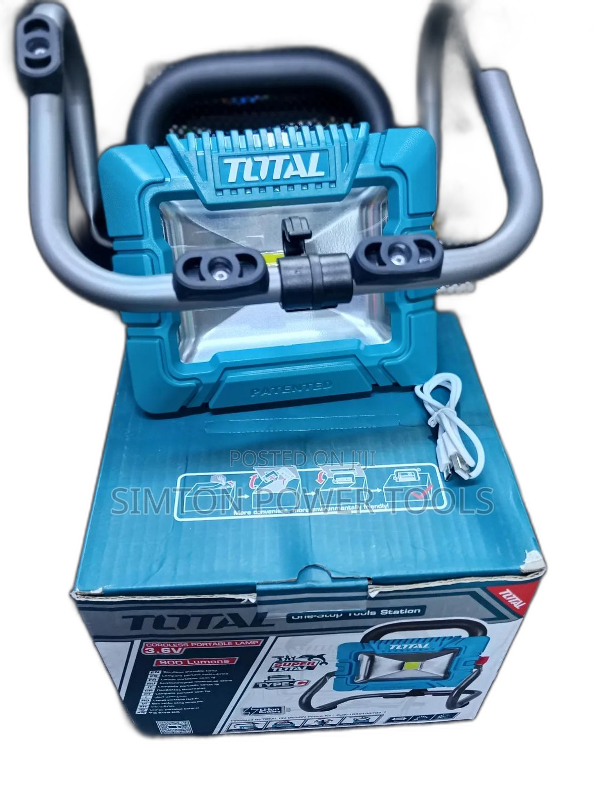 TOTAL Tools 3.6V Cordless Portable Lamp