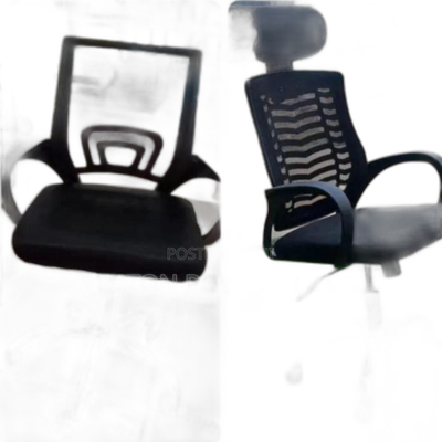 High-Back Ergonomic Secretarial Mesh Office Chair With Headrest,