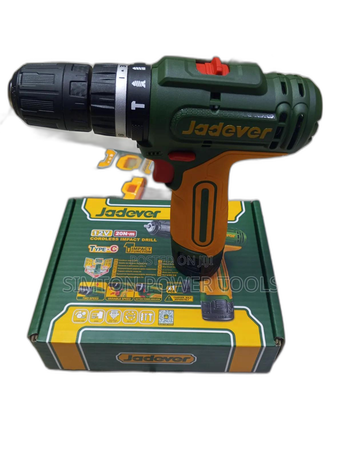 12v 20n.M Jadever Cordless Drill