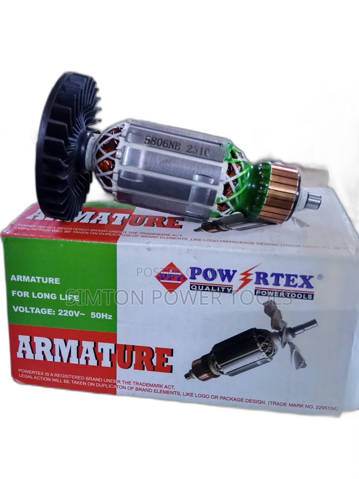 Powertex Power Tools 5806NB Armature,