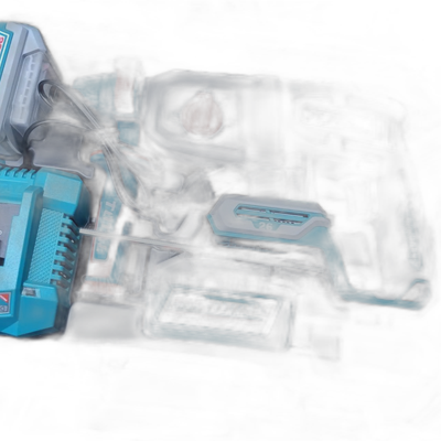 TOTAL 20V Max Brushless Li-Ion Cordless Rotary Hammer Drill Kit 