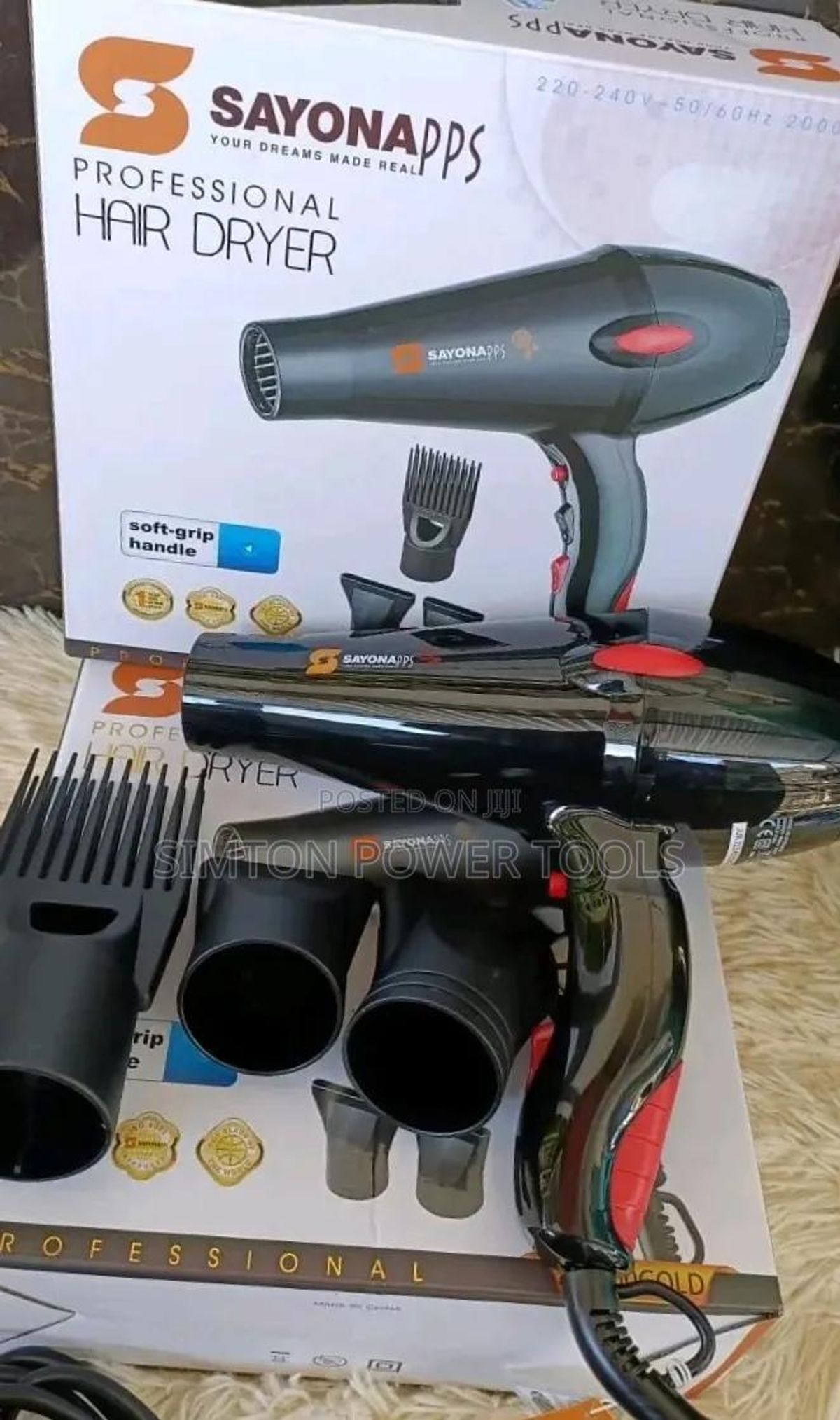 Sayona 2000w Professional Hair Dryer Blowdry