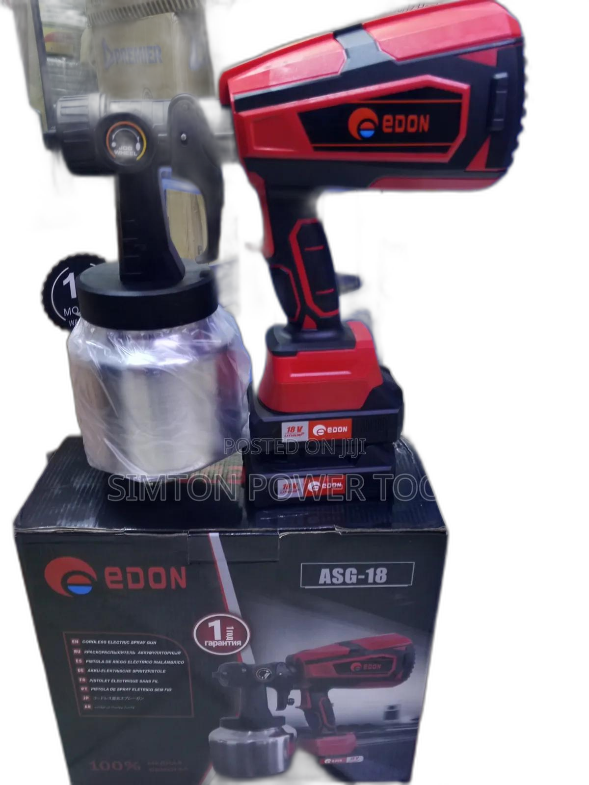 Industrial Cordless Edon Spray Gun Machine