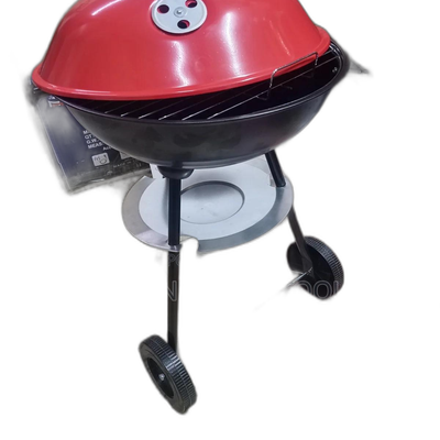 17" Kettle Trolley BBQ Charcoal Grill-Portable Outdoor Grill....