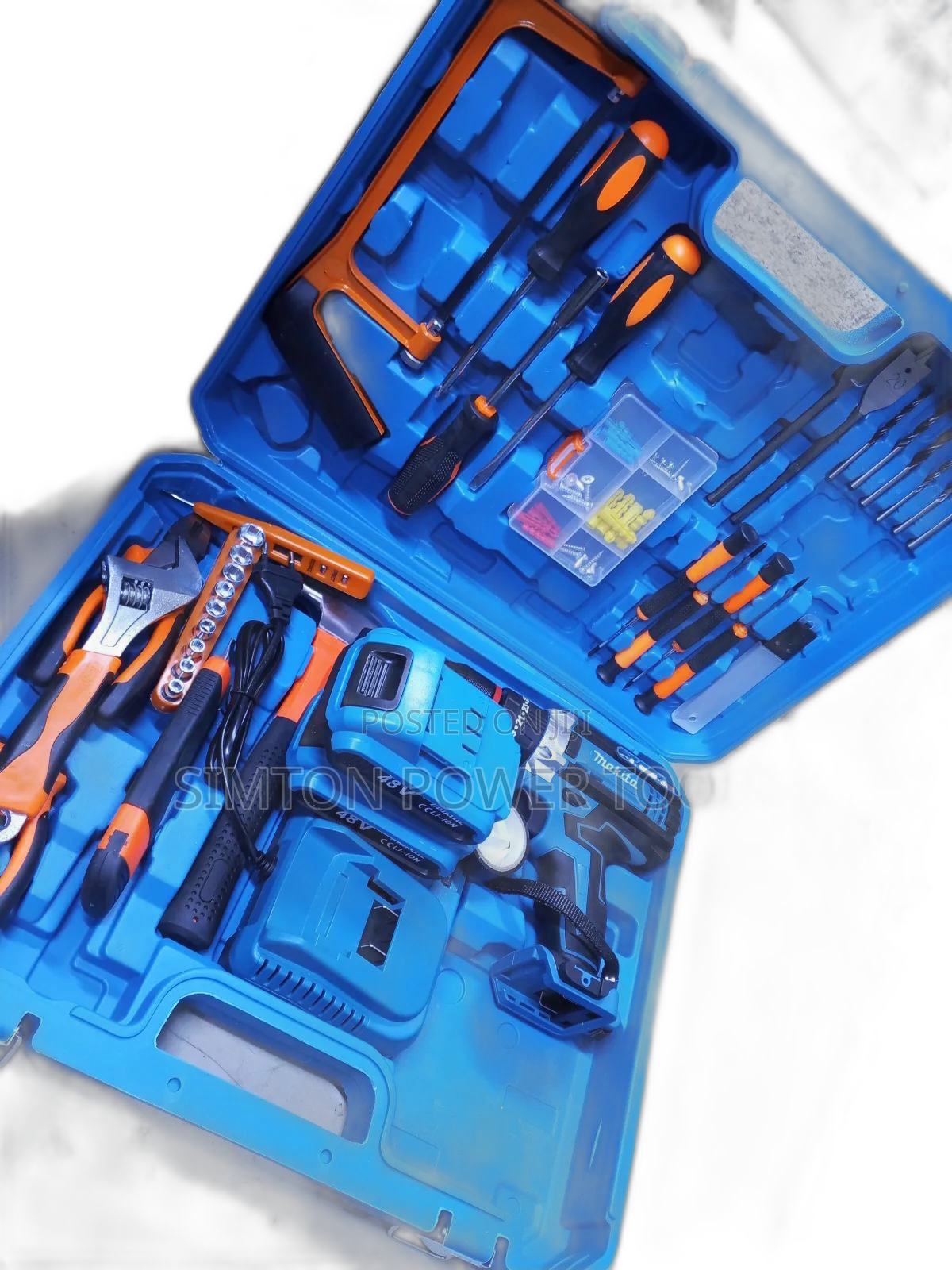 Cordless Drill 47pc Makita 36v Tool Set