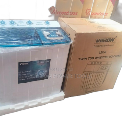 Vision 12KG Twin Tub Washing Machine
