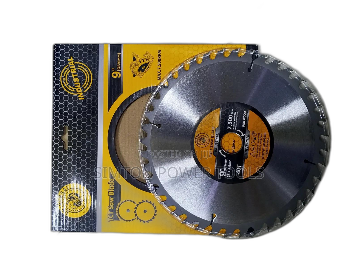 Industrial TCT Wood Blade 9-Inches