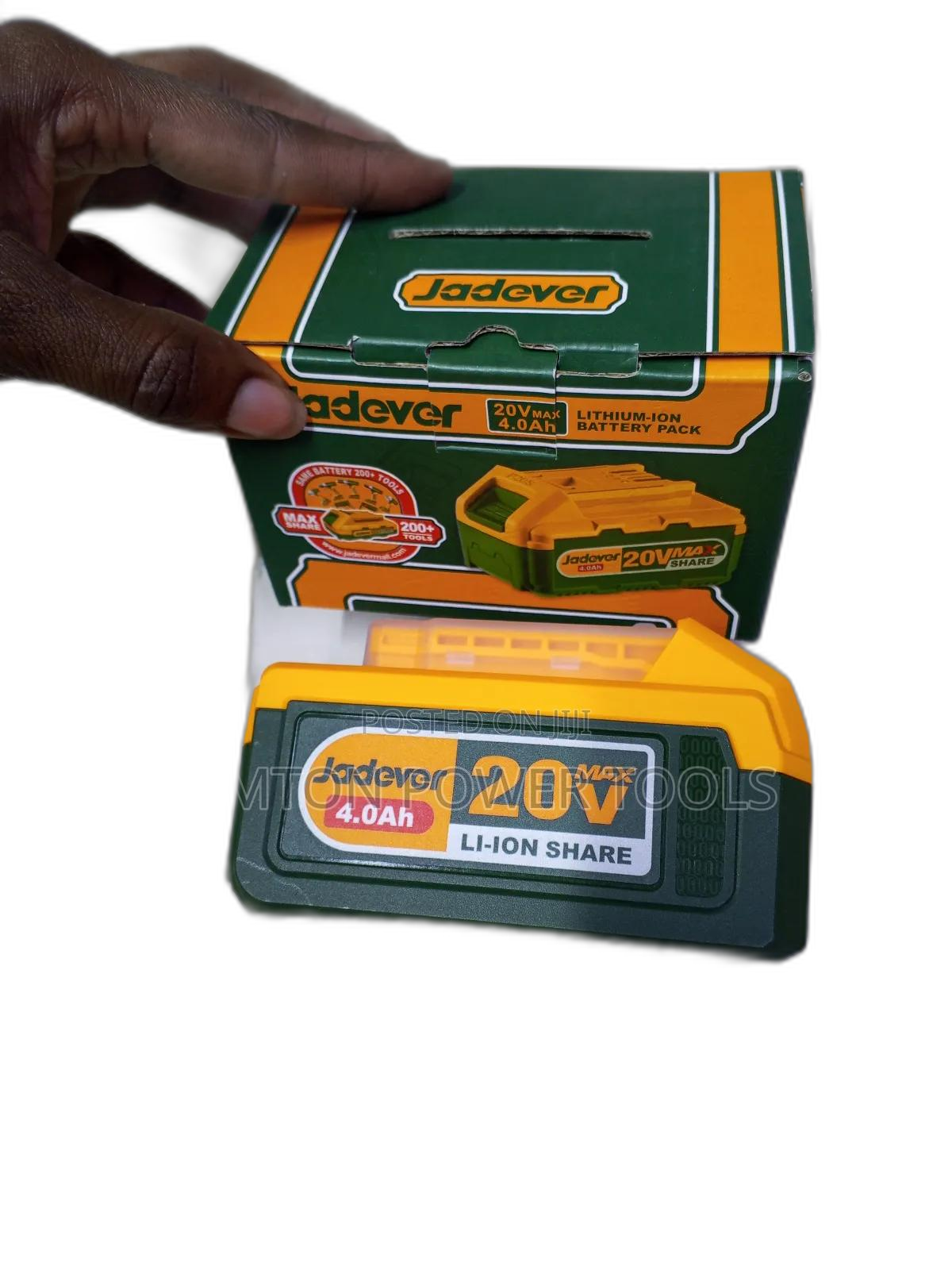 20v 4.0ah Jadever Lithium Ion Battery