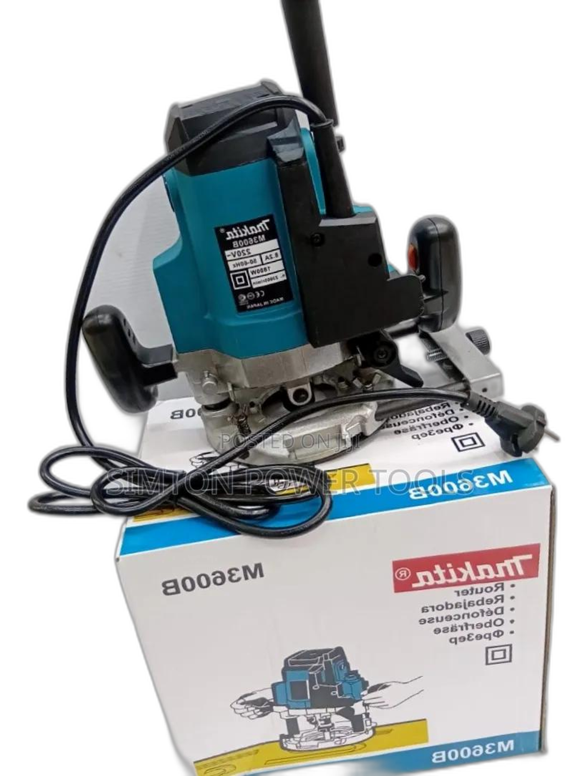 Makita Handheld Wood Router High Performance Power Tool